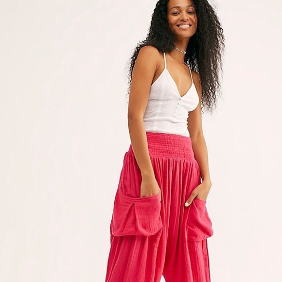 ISO Walk on Fire Harem Pant Jogger Pants Gauze - Picture 2 of 2